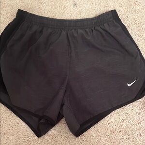 Nike dark grey & black athletic shorts